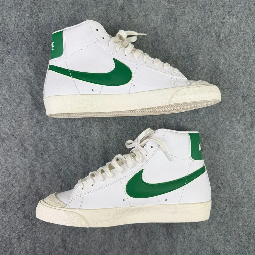 Men's Nike Blazer Mid '77 Vintage White Pine Green Size 9 BQ6806-115